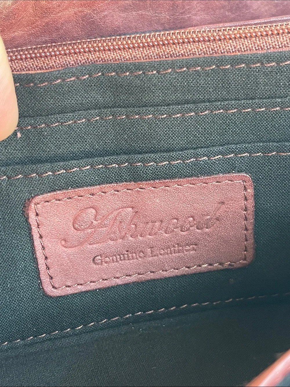 Ashwood Woven Genuine Leather Wallet
